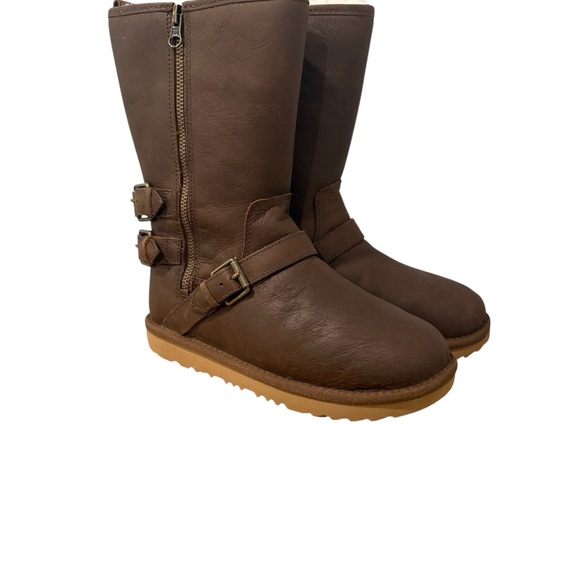 New with box!UGG Kaila Boots Brown Size 4 - Picture 8 of 9
